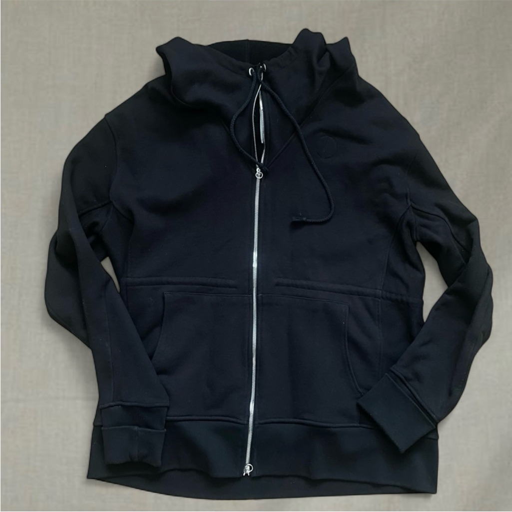 Oversized Black Tre Casual Jacket Hoodie Kardashian Athleisure Skims